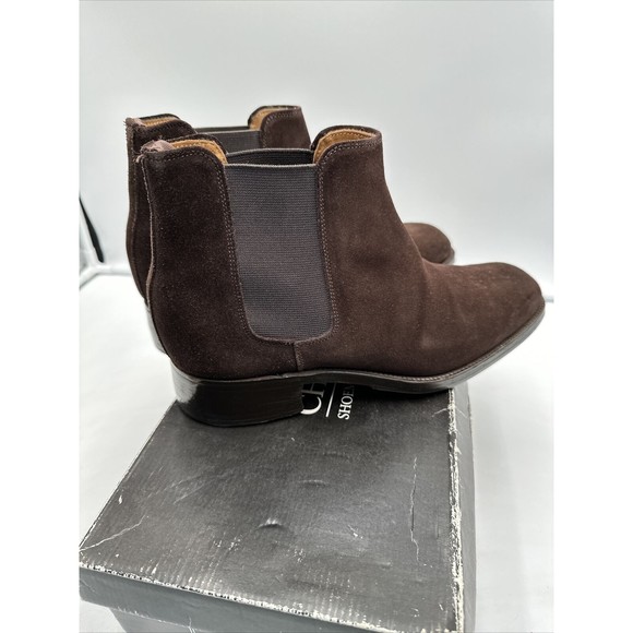Suede Brown Godrey D Chelsea Boots Size 8 Mens Joseph Cheaney Vibram England - Picture 3 of 12